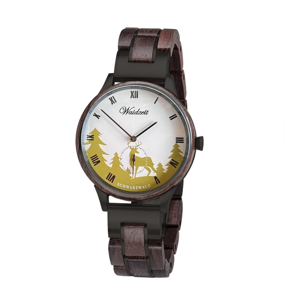 Mystic Schwarzwald Holzband Unisex Uhr – Waidzeit Austria