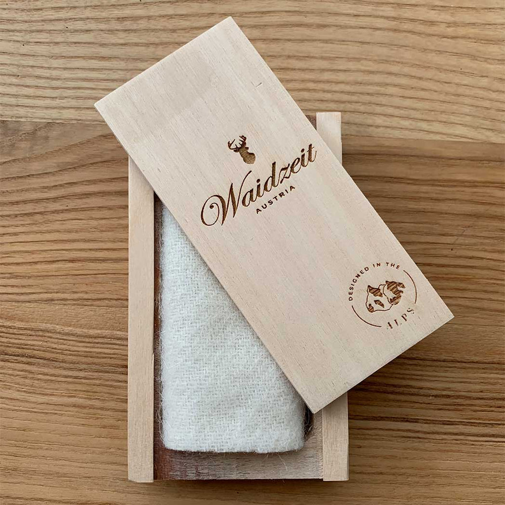 Lieblingstaler Silberkette & Holz