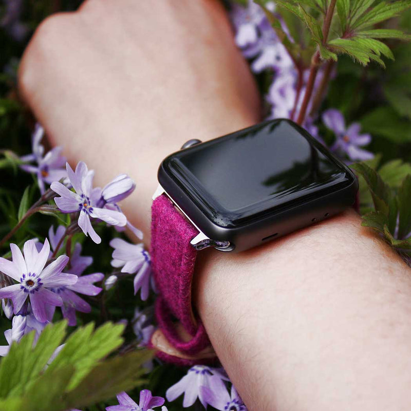 Waidzeit Smartwatch Band Apple Band Loden Merino nachhaltig Merinowolle Austrian Design Shop in Austria