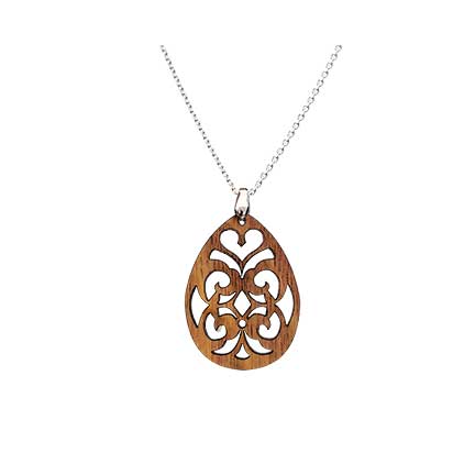 Waidzeit Silberkette Kette Holzanhänger nachhaltigAustrian Design Geschenksidee Geschenk Damenschmuck Schmuck Holzschmuck für Sie ShopinAustria Made in Austria Barrique Weinfass