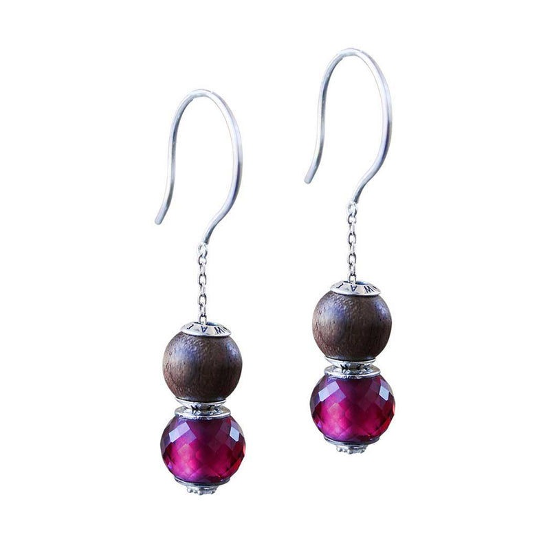 Waidzeit Wildfang Schmuck Walnuss Ohrringe Geschenk nachhaltig