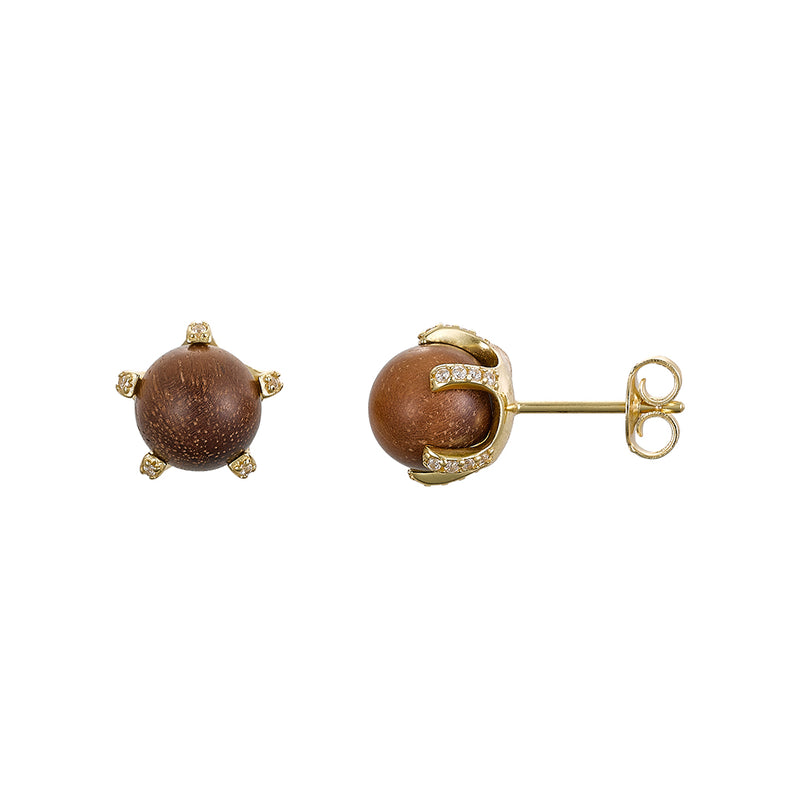 Barock Ohrstecker gold
