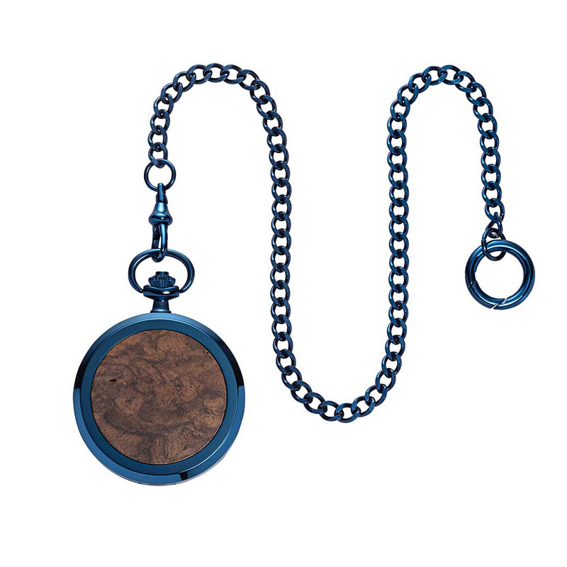 Franz Ferdinand Skelett Taschenuhr blau