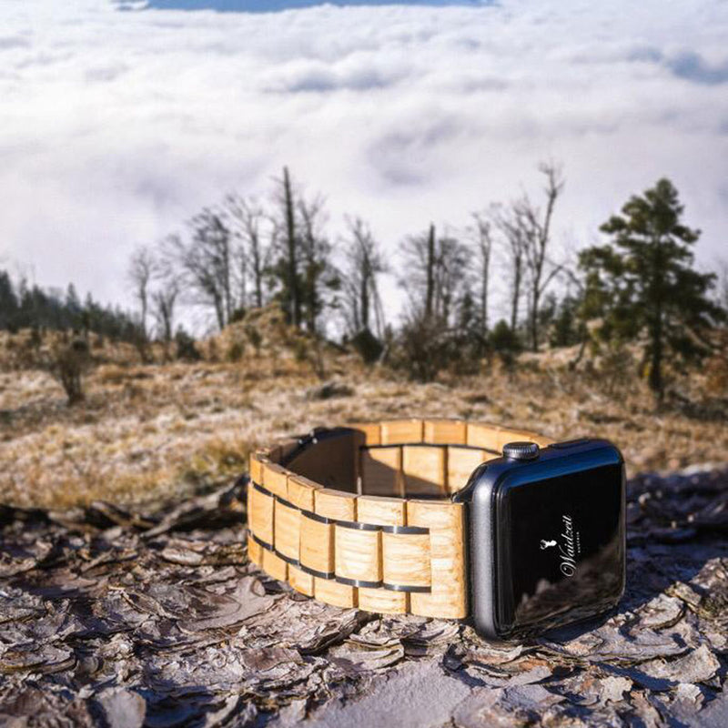 Smartwatch Uhrenband aus Barrique Weinfass
