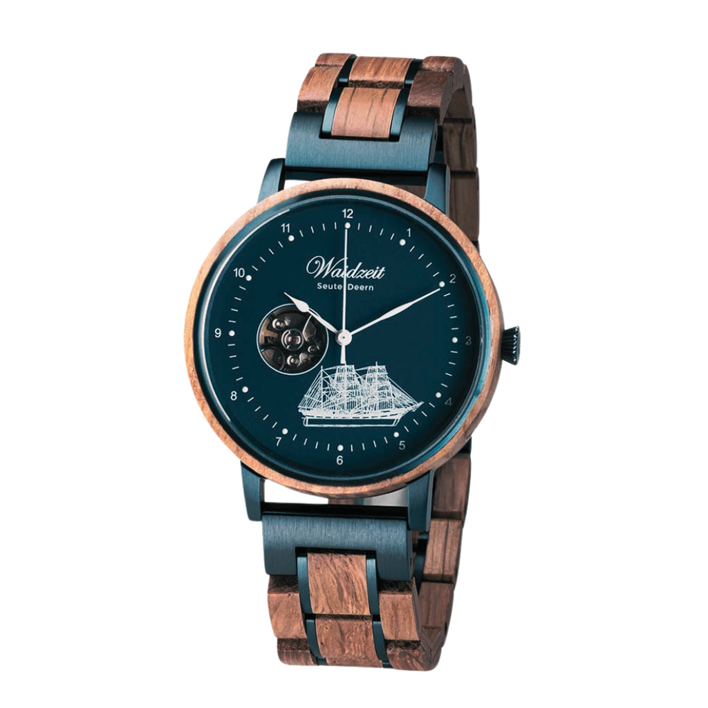 Seute Deern Automatik Herrenuhr Blau – Waidzeit Austria