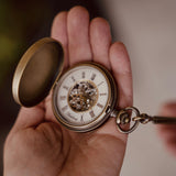 Franz Alexander Skelett Taschenuhr Vintage Gold