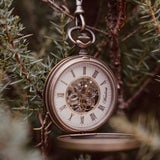 Franz Alexander Skelett Taschenuhr Vintage Gold