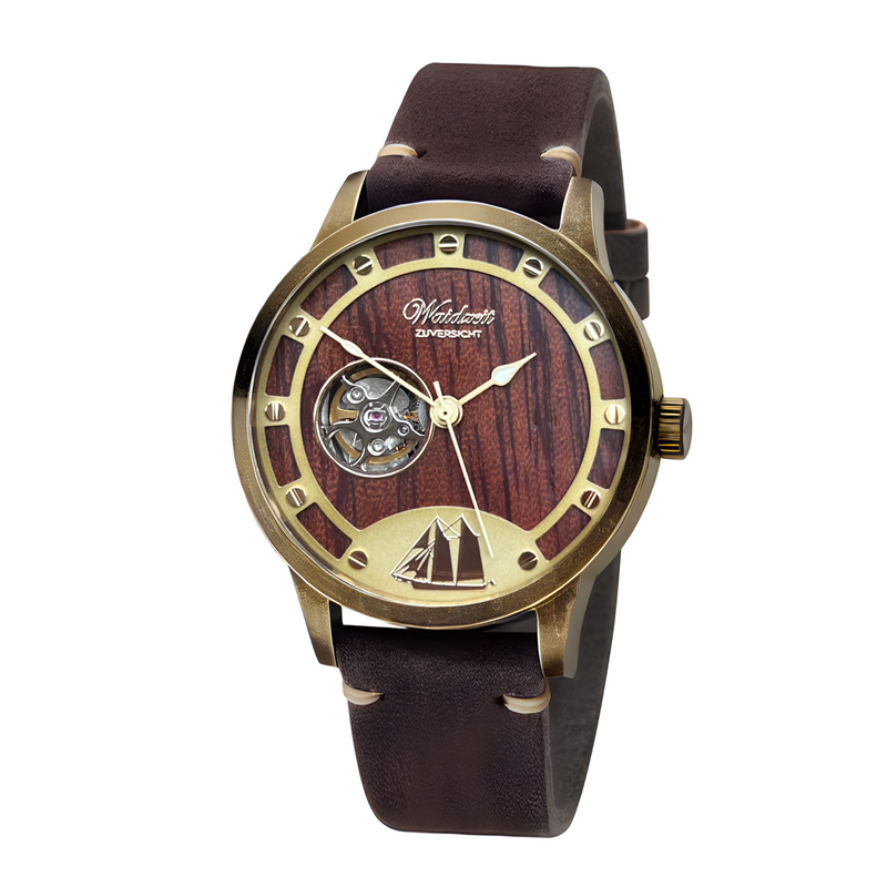 Zuversicht Automatikuhr Vintage Gold