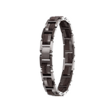 Elementarmband Barrique oder Mooreiche silber