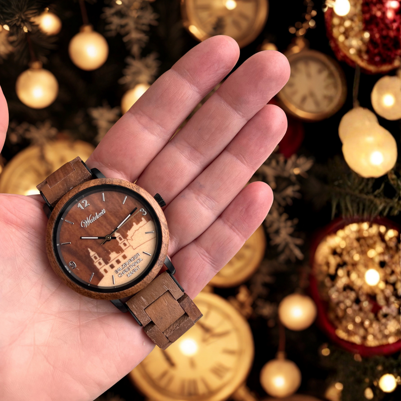 Salzburg Christkindlmarkt  Herrenuhr dunkel