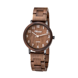 Sissy Wood Damenuhr mit Holzarmband