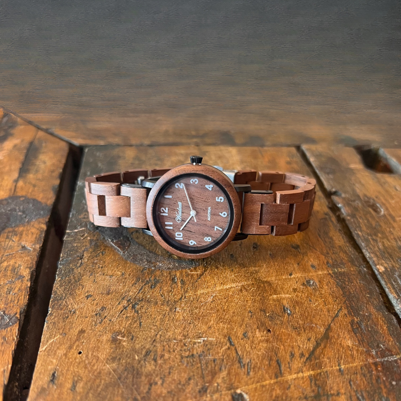 Sissy Wood Damenuhr mit Holzarmband