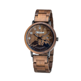 Grimming Armbanduhr aus Walnussholz