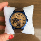 Santa Barbara Anna Automatikuhr Marineblau