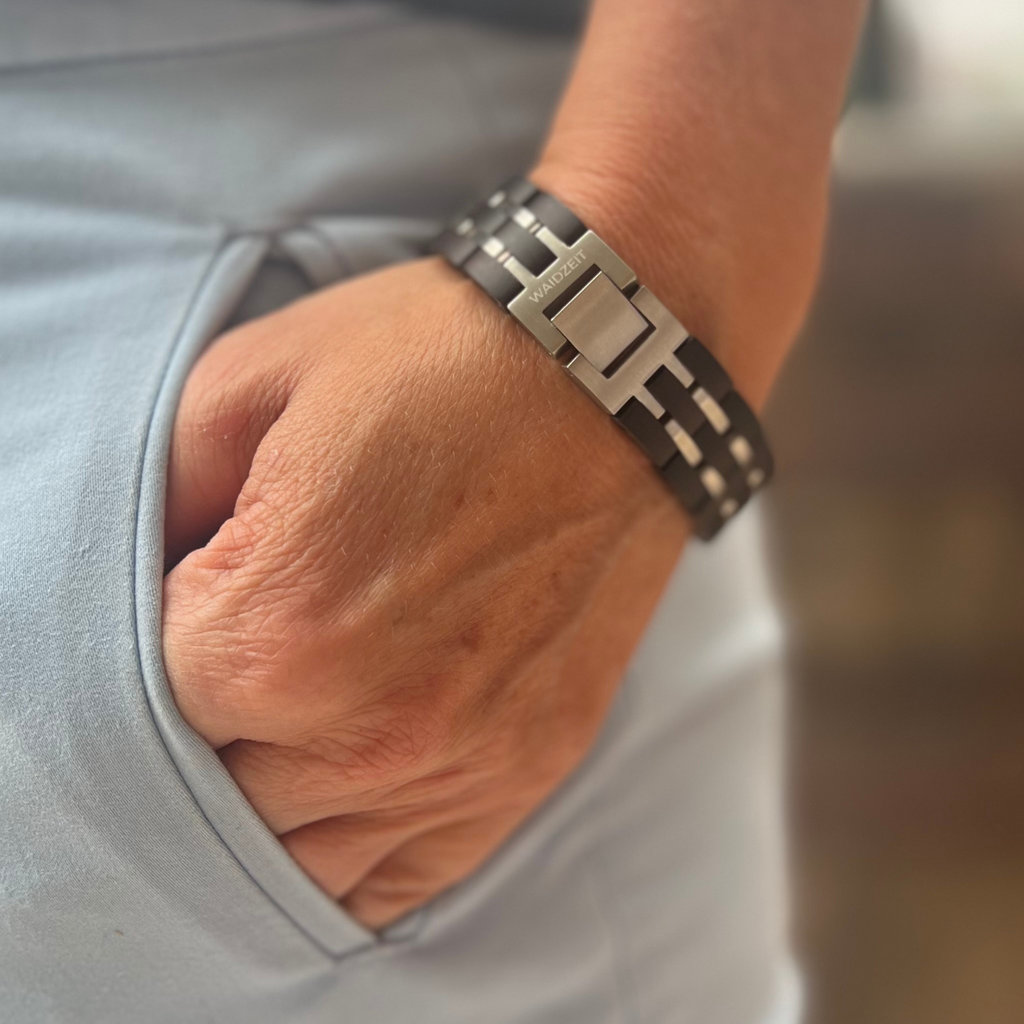 Elementarmband Herren Ebenholz