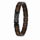 Elementarmband Unisex Walnuss Schwarz