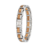Elementarmband Barrique oder Mooreiche silber