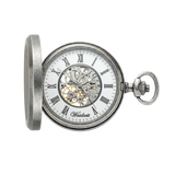 Franz Otto Skelett Taschenuhr Vintage Silber