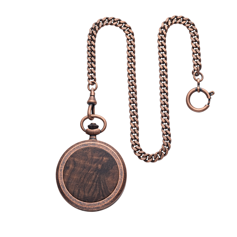 Franz Valentin Skelett Taschenuhr Vintage Bronze