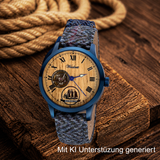 Santa Barbara Anna Automatikuhr Marineblau