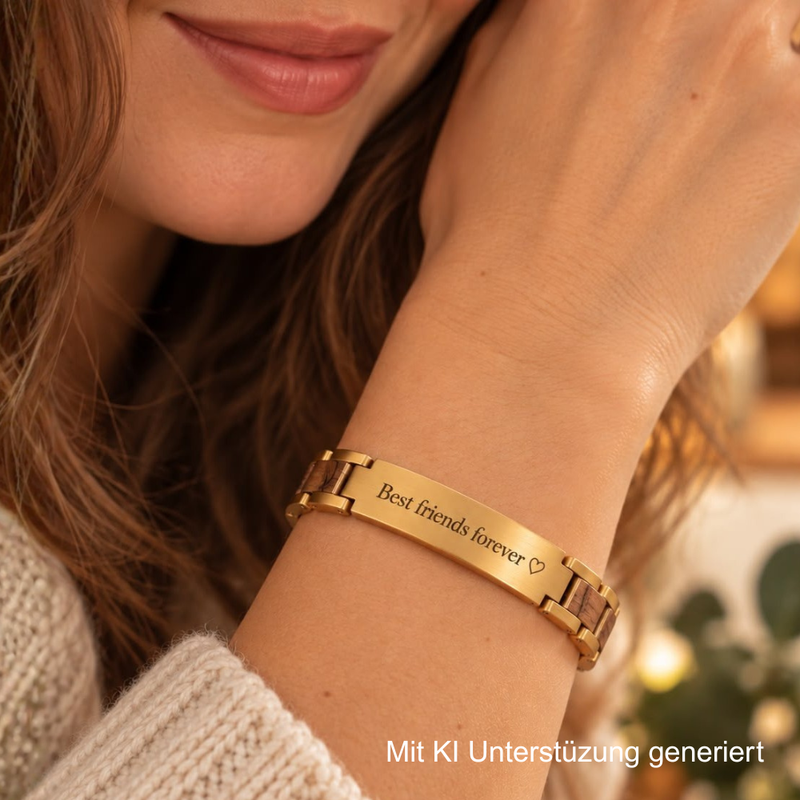 Elementarmband Premium Damen Barrique gold