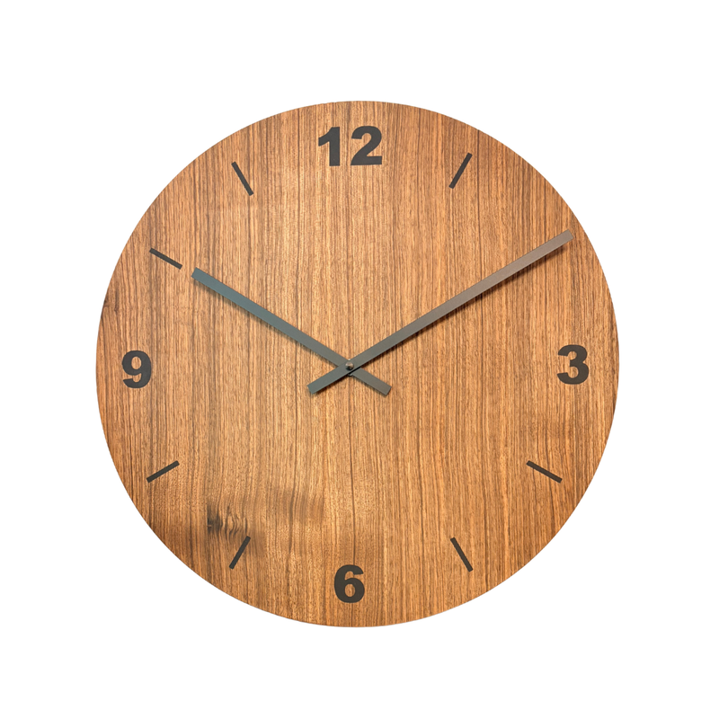 Wanduhr Tempus Walnuss Grande