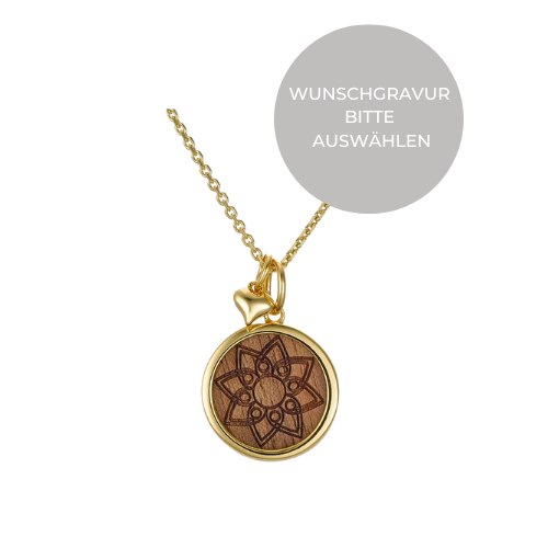 Holzschmuck Silberschmuck vergoldet Damenschmuck