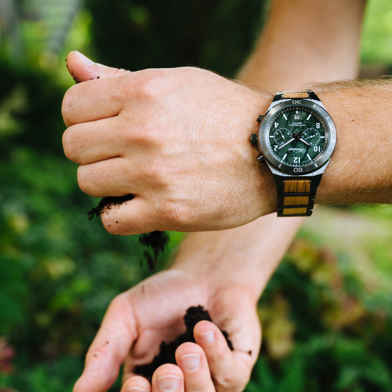 Erde Herrenuhr aus Planetenkollektion