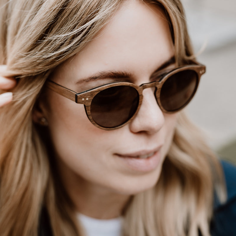 Waidzeit Sonnenbrille Holzbrille Sonnenbrille