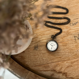 Noir Elegance Damen Taschenuhr