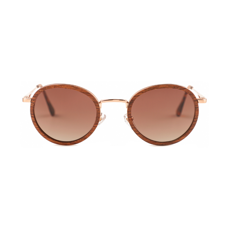 
Sonnenbrille Rund Holzsonnenbrille