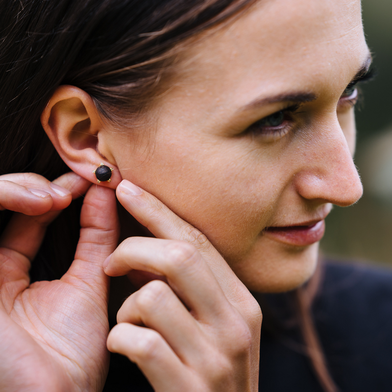 Barock Ohrstecker gold