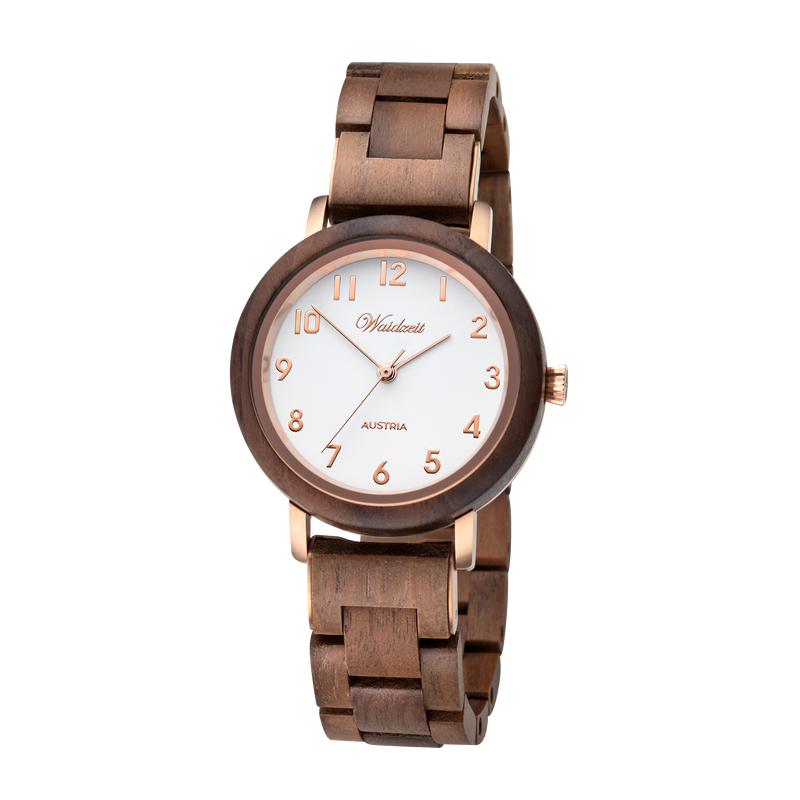 Sissy Classic Damenuhr mit Holzarmband