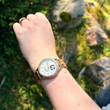 Blanc Barrique Automatik Damenuhr