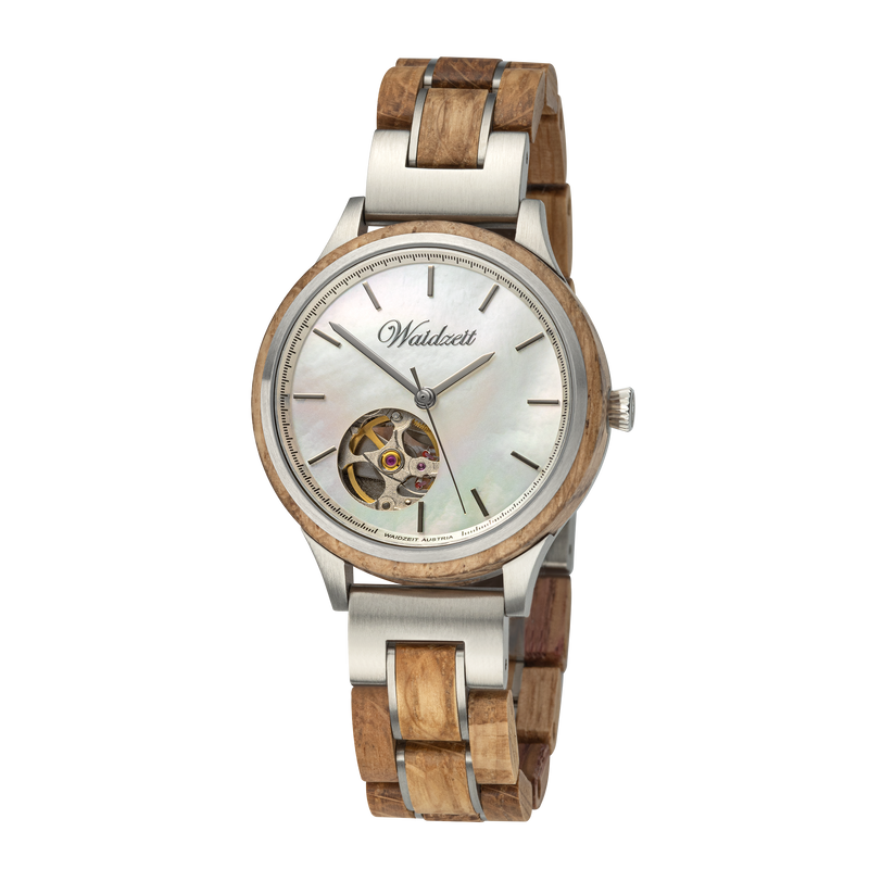 Blanc Barrique Automatik Damenuhr