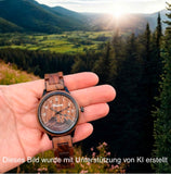 Grimming Armbanduhr aus Walnussholz
