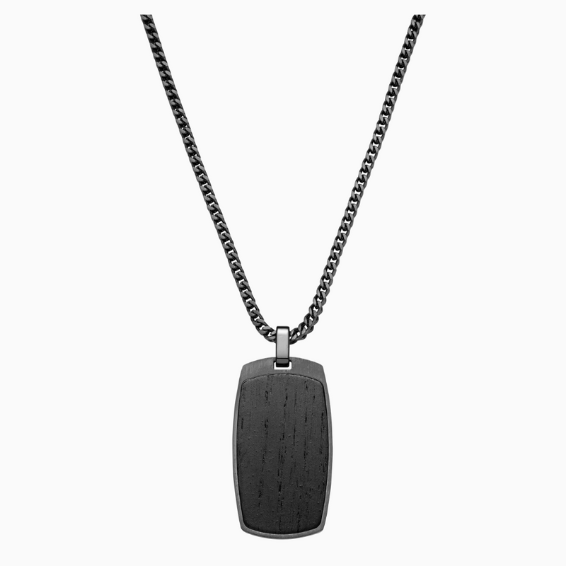 Maximilian Männerkette nachtschwarz Mooreiche