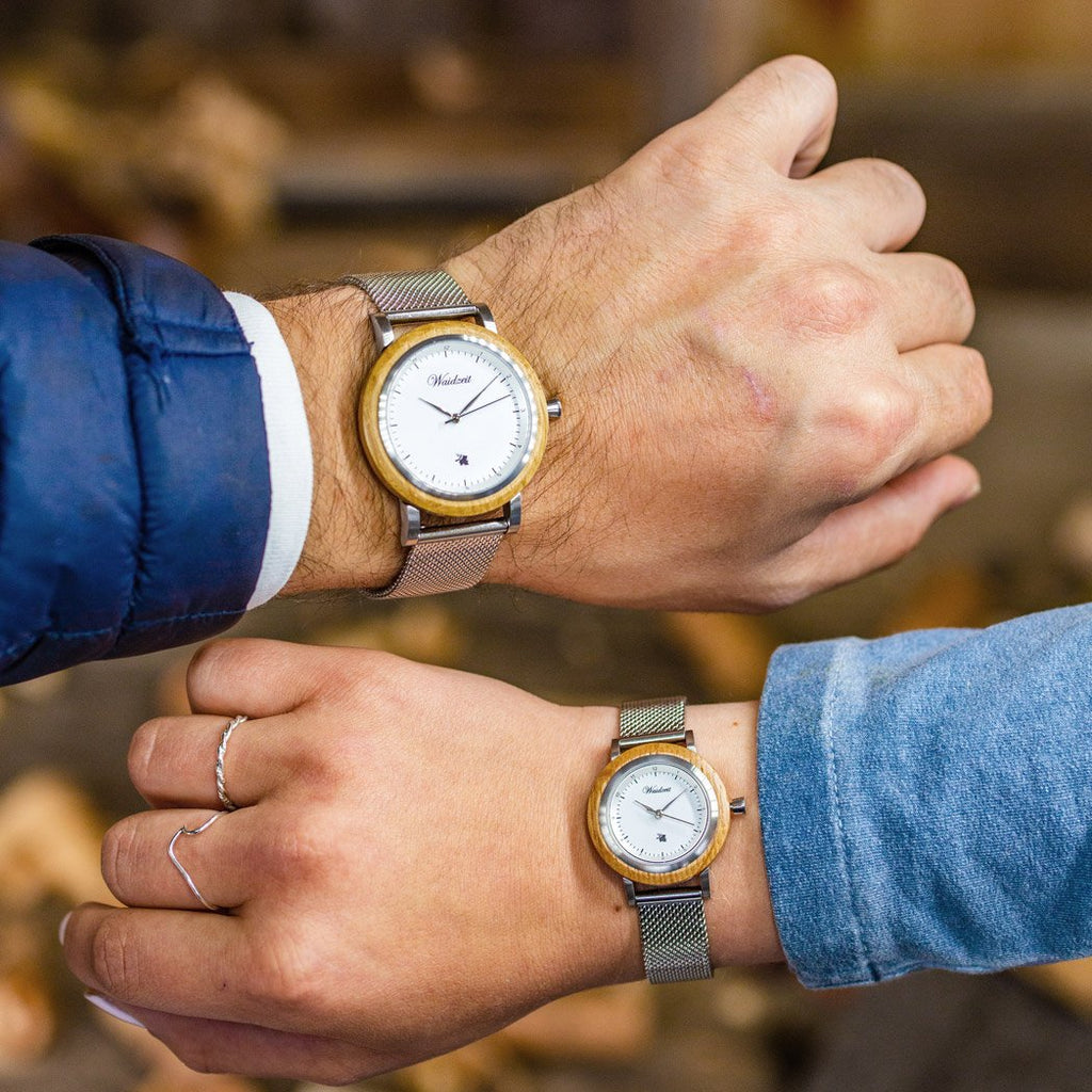 Grapevine Herren Uhr mit Mesharmband