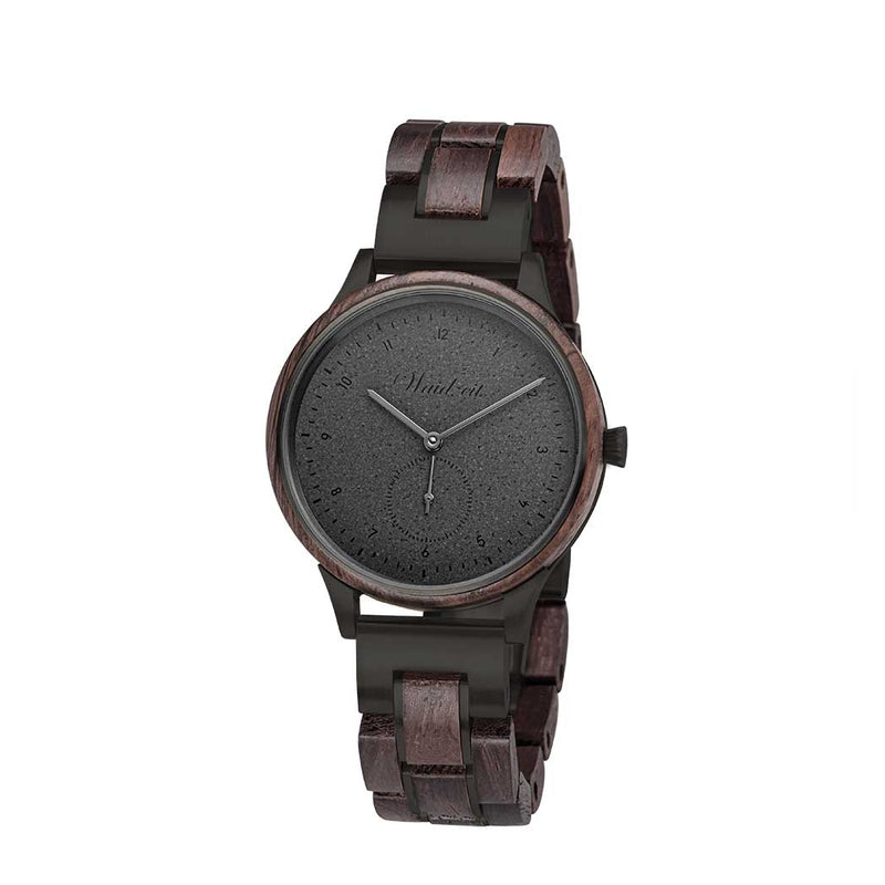 Mystic Black Holzband Unisex Uhr