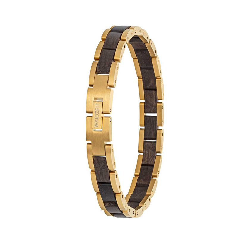 Elementarmband Damen Mooreiche Gold