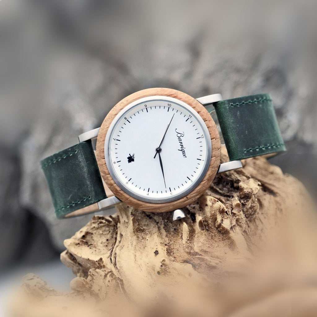 Grapevine Herren Uhr mit Lederband