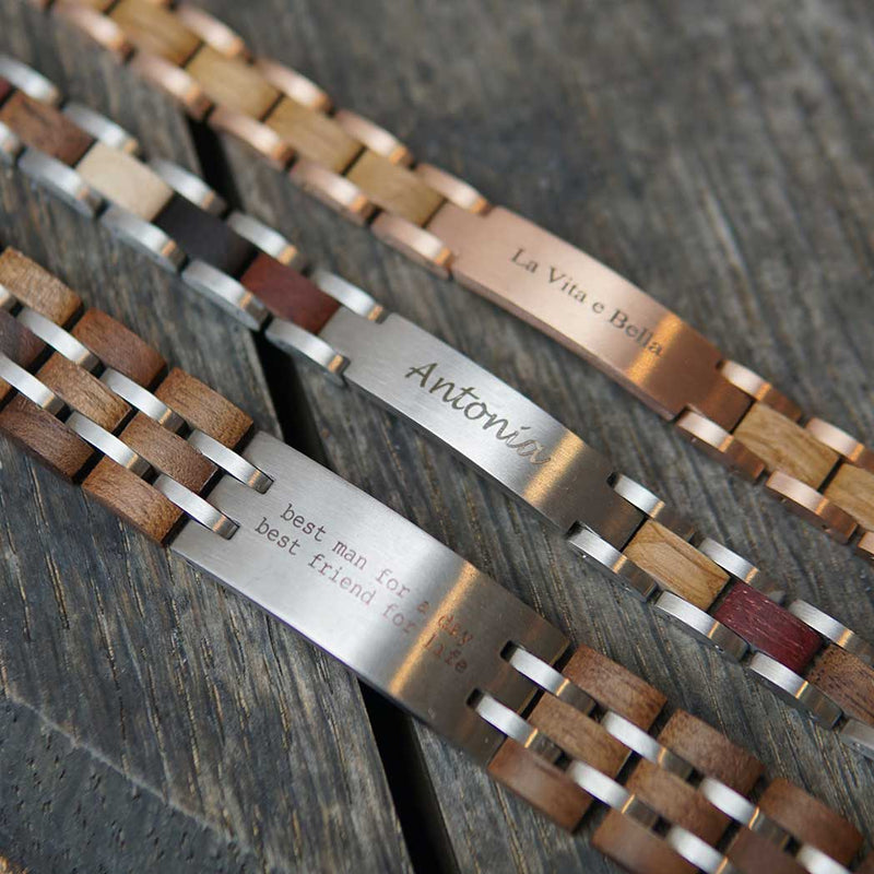 Individuelle Gravur - Edelstahlelement