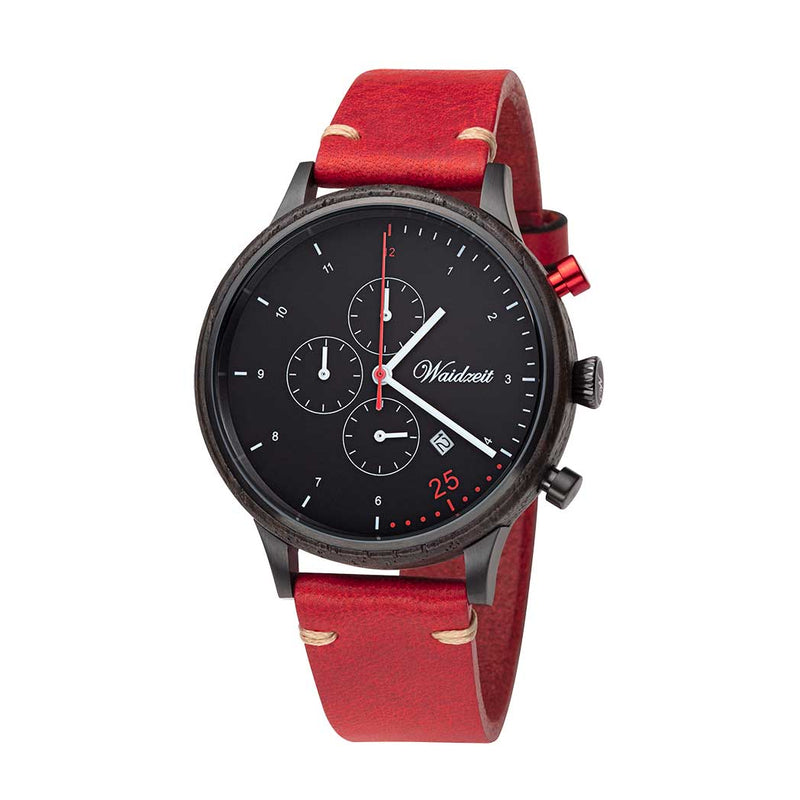 Chronograph Barista Rosso Herrenuhr mit Lederband