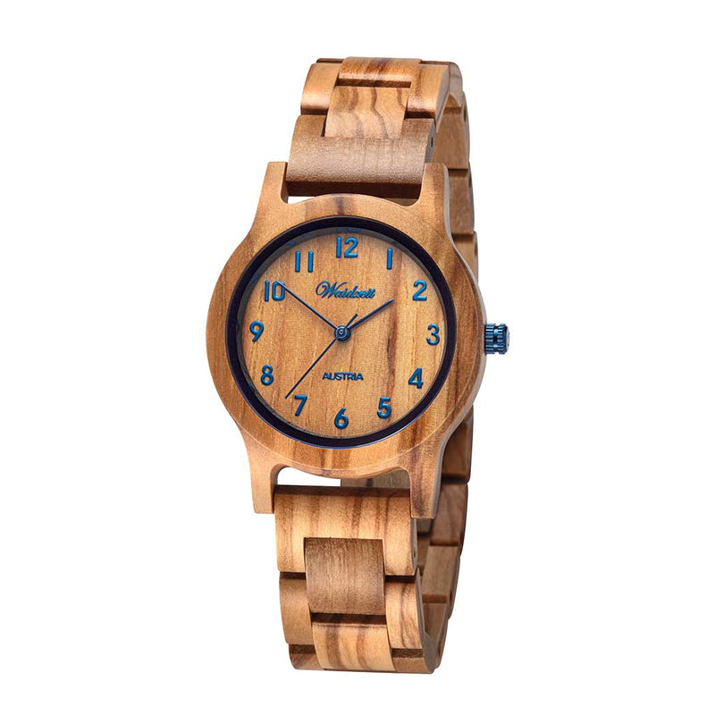 Sissy Olive Damenuhr mit Holzarmband