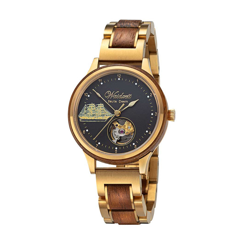 Seute Deern Automatik Damenuhr Gold