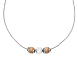 Waidzeit Silberkette Collier Holzschmuck Damenschmuck Austrian Design Geschenksidee Geschenk für Frauen