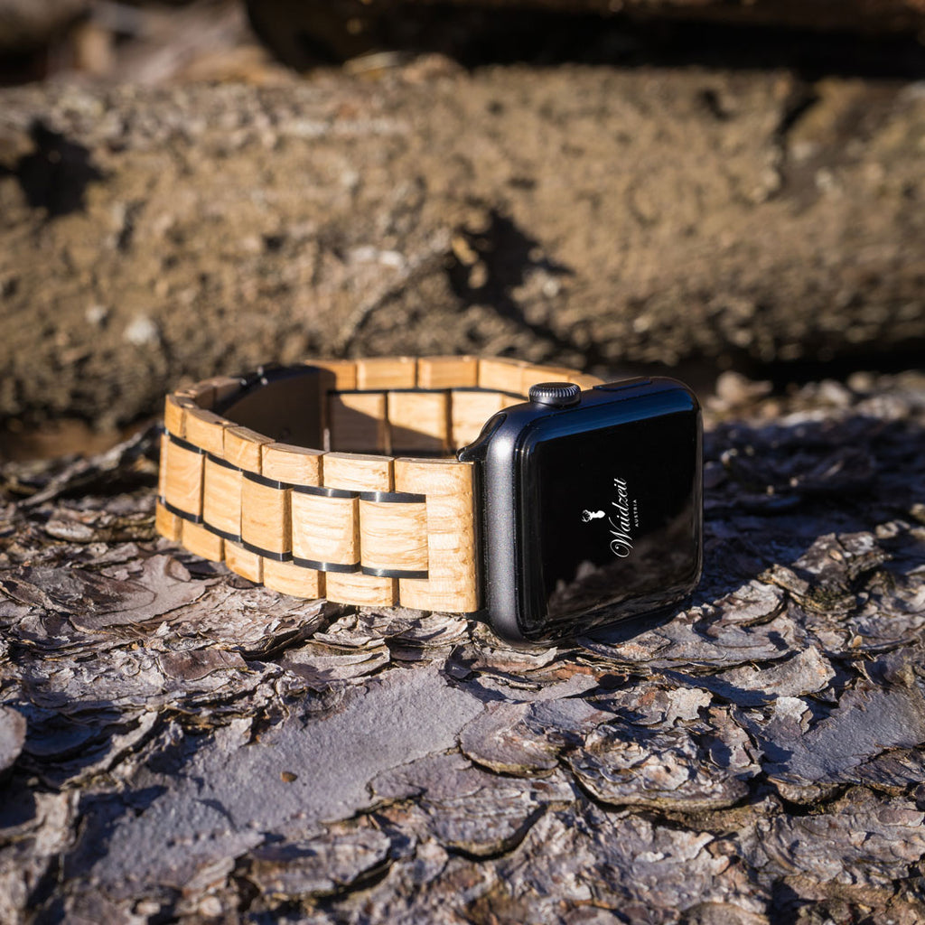 Smartwatch Uhrenband aus Barrique Weinfass