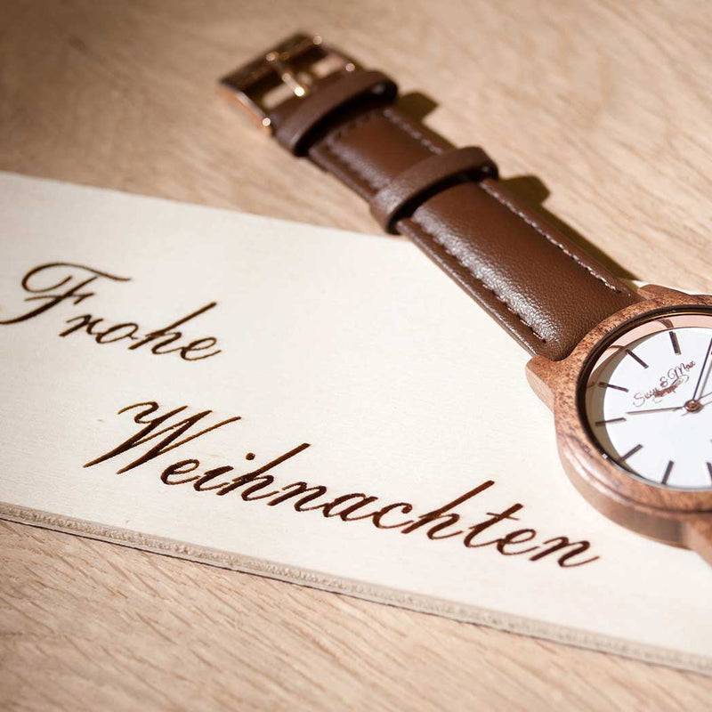 Individuelle Gravur - Holzschatulle