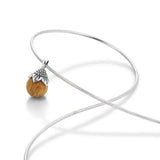 Barrique Silbercollier Wiesenblume