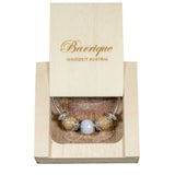 Barrique Silberarmband Perlweiss